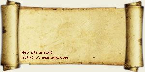 Jana Vujčetić vizit kartica